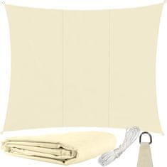 MG Sunshade Sail sunčano jedro 4x3m, bež