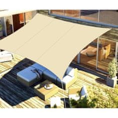 MG Sunshade Sail sunčano jedro 4x3m, bež