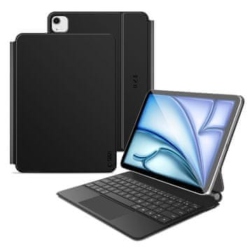 Tech-protect Smartcase Magnetic maskica s tipkovnicom za iPad Air 10.9'' 4-5gen 2020-2022 / 11'' 6-7gen 2024-2025, crno