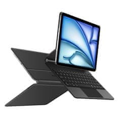 Tech-protect Smartcase Magnetic maskica s tipkovnicom za iPad Air 10.9'' 4-5gen 2020-2022 / 11'' 6-7gen 2024-2025, crno