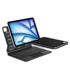 Tech-protect Smartcase Magnetic maskica s tipkovnicom za iPad Air 10.9'' 4-5gen 2020-2022 / 11'' 6-7gen 2024-2025, crno