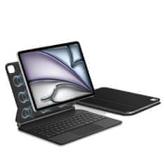 Tech-protect Smartcase Magnetic maskica s tipkovnicom za iPad Pro 12.9'' 4-6gen 2020-2022 / Air 13'' 1-2gen 2024-2025, crno