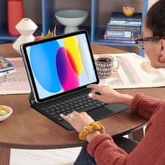 Tech-protect Smartcase Magnetic maskica s tipkovnicom za iPad 10.9'' 10gen 2022 / 11'' 11gen 2025, crno