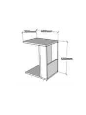 Woody Fashion Bočni stol, Star - White