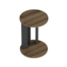 Woody Fashion Bočni stol, Ema - Walnut, Anthracite