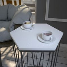 Woody Fashion Bočni stol, Cetrus Wood - White