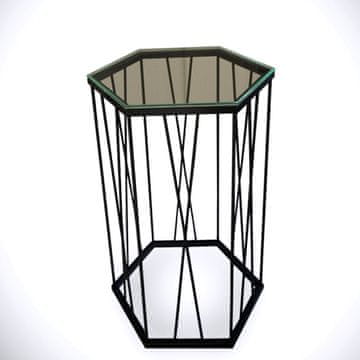 Woody Fashion Bočni stol, Cetrus - Glass