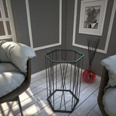 Woody Fashion Bočni stol, Cetrus - Glass