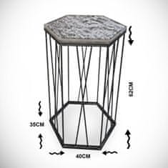 Woody Fashion Bočni stol, Cetrus - Glass