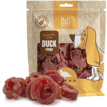 Mersjo Mekani pačji kolutići, prirodna poslastica za pse, bez žitarica, Mersjo, 500 g