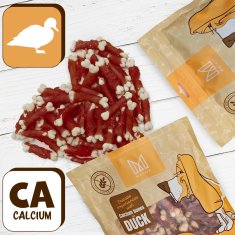 Mersjo Vapnenačke kocke s patkom, prirodna poslastica za pse, bez žitarica, Mersjo, 500 g