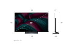 LG OLED55C51LA.AEU 4K UHD televizor, OLED, evo AI C5