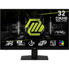 MSI MAG 322UPF monitor, 32, UHD, IPS, 160Hz, crni (9S6-3DC79T-011)