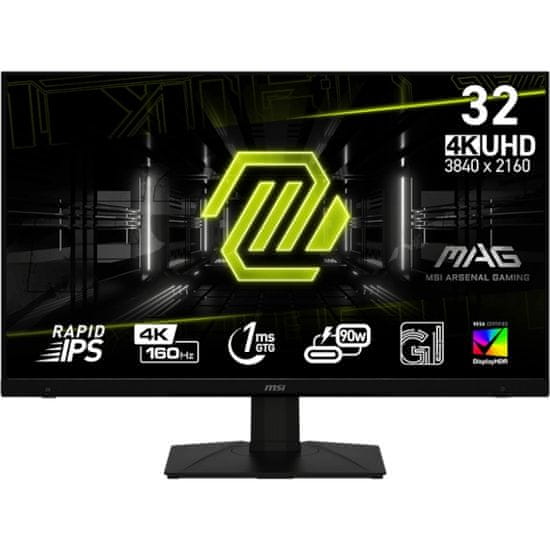 MSI MAG 322UPF monitor, 32, UHD, IPS, 160Hz, crni (9S6-3DC79T-011)