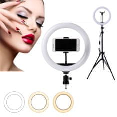 MG Selfie Ring Fill svjetlosni prsten 10'' + stativ 1.8m, crno