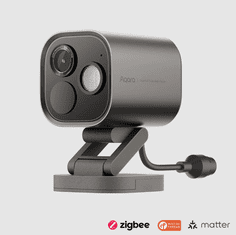AQARA G5 Pro vanjski hub s kamerom, PoE, sivi