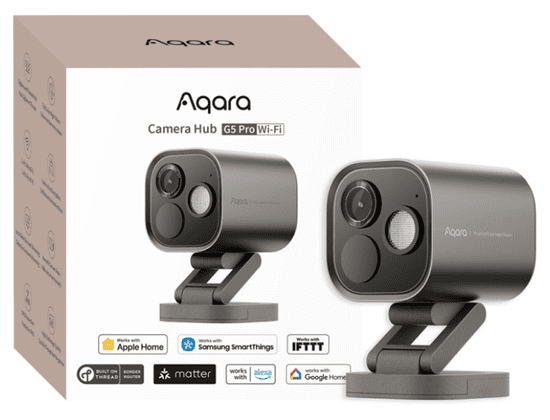 AQARA G5 Pro vanjski hub s kamerom, Wi-Fi, siva