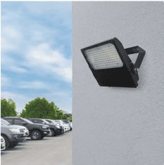EMOS ZS1100A LED reflektor Asimo Asymmetric, 100 W, NW, crni