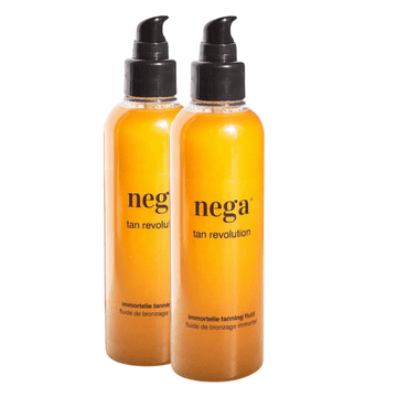 Nega Cosmetics 100% prirodni fluid za brzo tamnjenje kože s brončanim sjajem, veganski losion za sunčanje, bez mrlja, 150 ml, Negatan