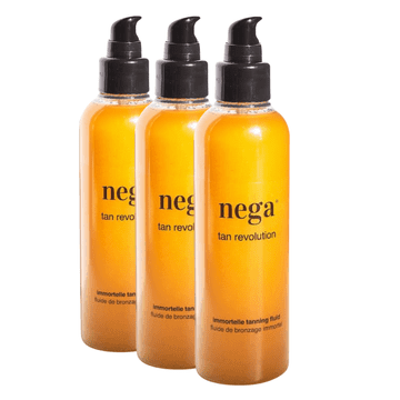 Nega Cosmetics 100% prirodni fluid za brzo tamnjenje kože s brončanim sjajem, veganski losion za sunčanje, bez mrlja, 150 ml, Negatan