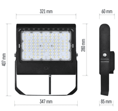 EMOS ZS2462 LED reflektor Ageno, 150 W, NW, crni