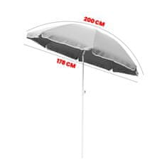 Linder Exclusiv Vrtni suncobran 200 cm Tamno crveni