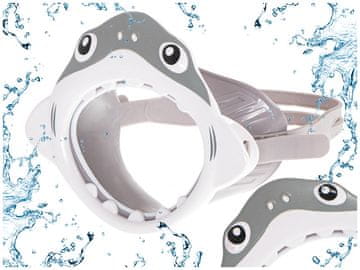 Ikonka Aga Dječje ronilačke naočale morski pas