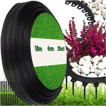 MG Garden Border vrtni rubnik10m / 4cm, crno