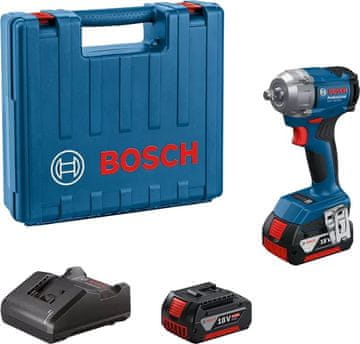 Bosch Akumulatorski udarni odvijač 1/2'' gds 18V-350 2*4.0AH - B 6019M5021