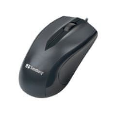 Sandberg miš, USB-C, 3 tipke, 120DPI, crni (631-04)