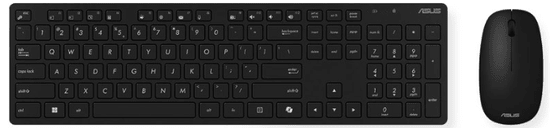 ASUS W5000 Copilot set tipkovnice i miša, USB, SI, bežični, crni (90XB0430-BKM420)
