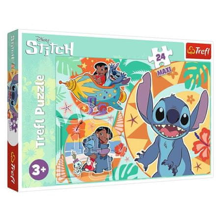  Trefl sestavljanka, Lilo & Stich srečen dan, 24/1