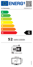 LG OLED42C51LA.AEU 4K UHD televizor, OLED, evo AI C5
