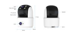 Robaxo RC992DR V2.0, WiFi, IP kamera, Vanjska kamera, Bežična kamera, WiFi, IP kamera, 3MP