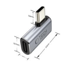 Tech-protect Ultraboost AA01 adapter USB-C, siva