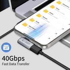 Tech-protect Ultraboost AA01 adapter USB-C, siva