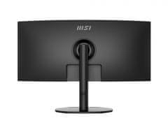 MSI Modern MD342CQP monitor, UWQHD, VA, 120 Hz, zakrivljeni, crni