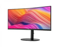 MSI Modern MD342CQP monitor, UWQHD, VA, 120 Hz, zakrivljeni, crni