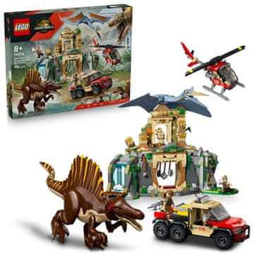 LEGO Jurassic World 76976 Zračna misija sa spinosaurom i Quetzalcoatlom