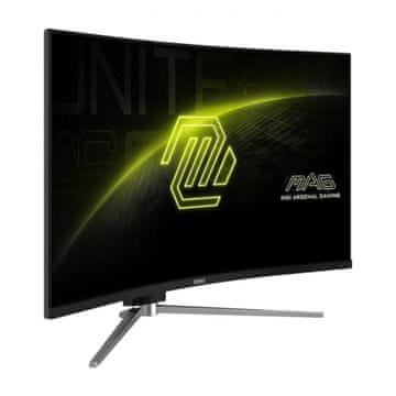 MSI MAG 325CQRXF E2 monitor, WQHD, VA, 240 Hz, zakrivljeni, crni
