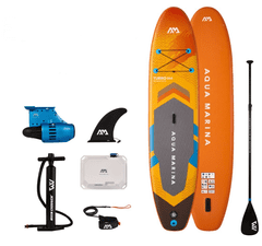 Aqua Marina iSUP GO, s PFS motorom, 366 x 84 x 15 cm 12’0, max 170 kg, narančasta
