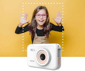  Sjcam FunCam otroški fotoaparat, Full HD, zaslon, mikrofon, zvočnik, moder