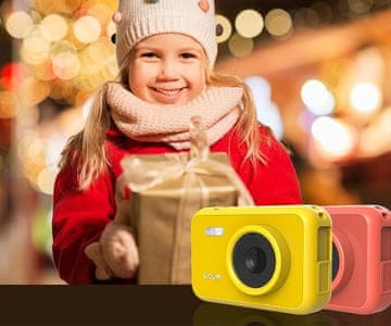  Sjcam FunCam otroški fotoaparat, Full HD, zaslon, mikrofon, zvočnik, moder