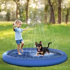 Mersjo Prostirka za prskanje, rashladna podloga za životinje, bazen, vrtna fontana za pse FELIX 100 cm