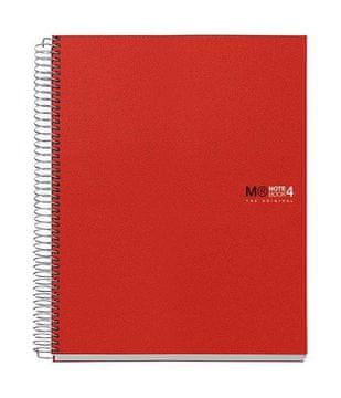 Miquelrius Sveska A7, karo, 100-listna, 70g, crvena ORIGINAL 4