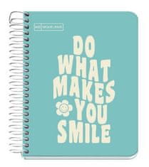 Miquelrius Svezak A6, s linijama, 100-listni, 90g MESSAGES sv.moder