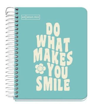 Miquelrius Svezak A6, s linijama, 100-listni, 90g MESSAGES sv.moder