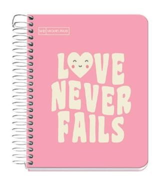 Miquelrius Sveska A6, s linijama, 100-listna, 90g MESSAGES roza