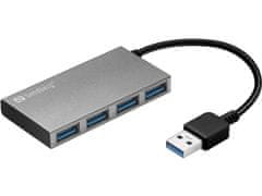 Sandberg USB-A 3.0 razdjelnik (hub), 4-u-1 4x USB-A 3.0