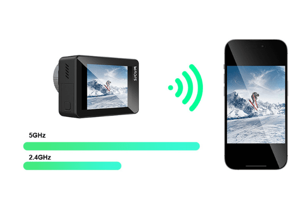 Sjcam SJ4000 WIFI športna kamera, 4K UHD, dig. stabilizacija + dodatki